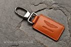 Aston Martin Clip Key fob Tan Leather