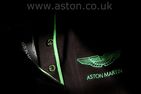 Ladies Polo Shirt In Black/Green Detail
