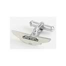 Silver David Brown Cufflinks