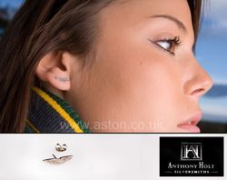 Hand Made Sterling Silver Aston Martin Ear Rings - AH1066