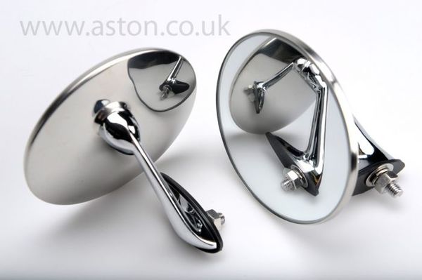 Pair Round Door Mirrors