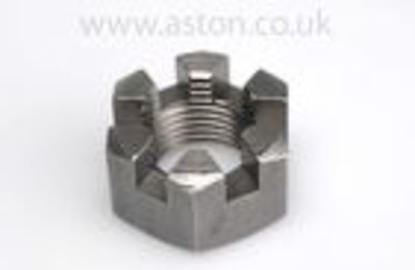 Nut, Slotted, 1/2"  Unf