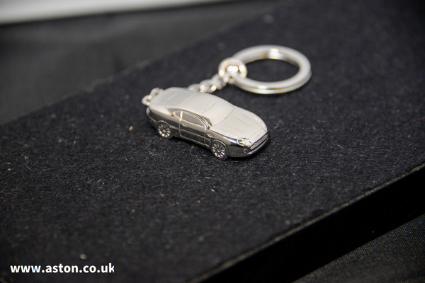 Handmade Sterling Silver Aston Martin DB7 Keyring - AH1038