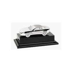 Double Tier Black Polyester Plinth - AH1052