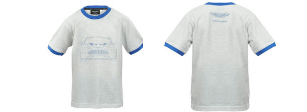 Aston Martin Kids T-shirt/Blue Sketch