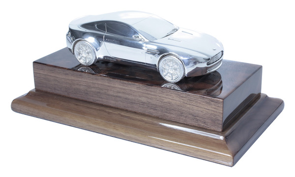 Aston Martin Silver V8 Vantage Coupe Model