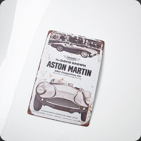 ASTON MARTIN DAVID BROWN DB3S SIGN - AWSIGN7