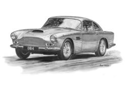 DB4 Black & White A3 Print - Mike Harbar - AWMH0107