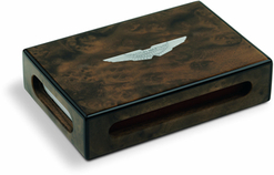 Aston Martin Solid Walnut Matchbox - AH1017