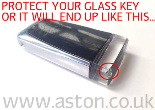 Leather Key Pouch for Glass Key - CG43-19H419-BA