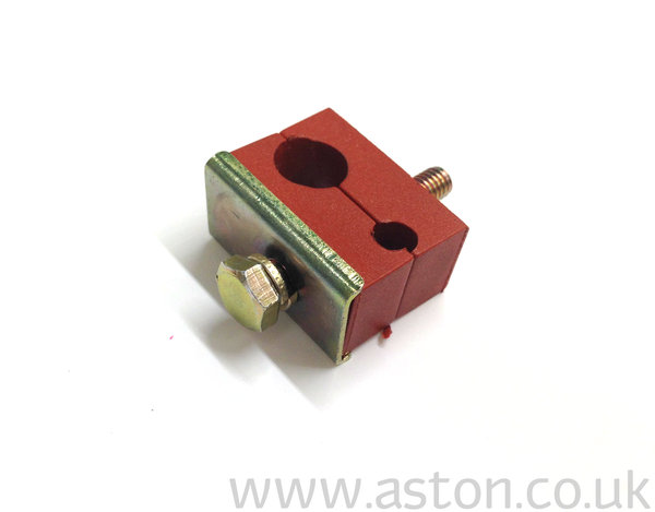 Clamp Block, Fuel And Brake Pipes, Double, Halves