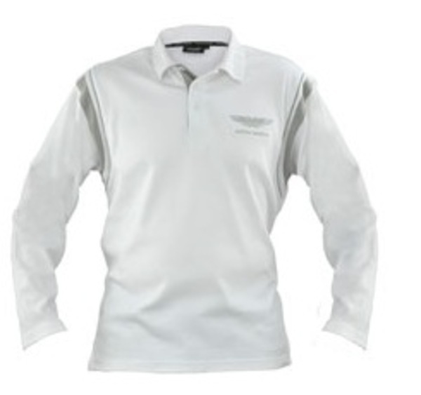 Aston Martin Long Sleeve Detail Polo Shirt