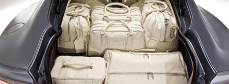 Cream leather garment bag - 705459