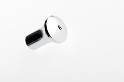 Chromed Control Knob - Round Letter "R" - AWCK-1
