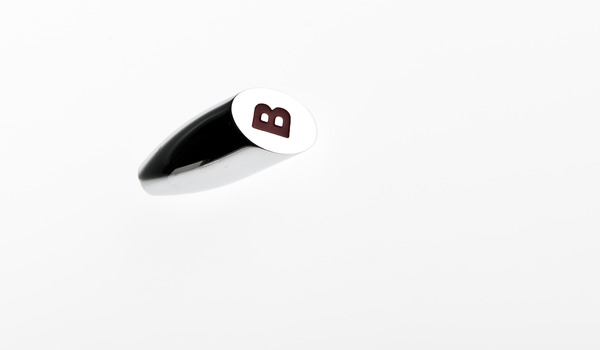 Chromed Toggle Knob - Letter 'B'