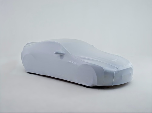 CARCOVER-DBS         SILVER WITH BLACK    PIPING - 703507